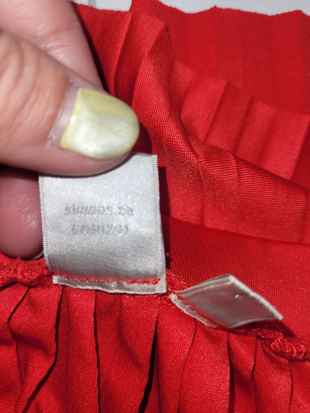 Twik ( Simons) Red Pleated Maxi Midi Skirt - Size Small (NWOT) - Picture 9 of 13